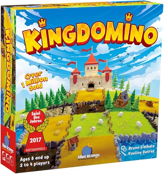 Blue Orange Games Kingdomino Award Winning Family Strategy Board Game, 2-4 players