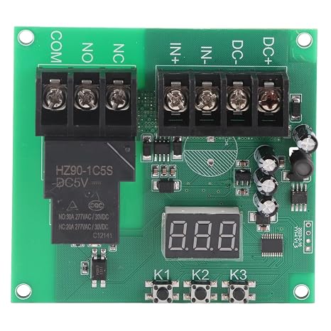 Current Detection Module 4-Channel Overcurrent Relay Module 7-30V 0-30A Current Sensing Electrical Timer for Circuit Protection