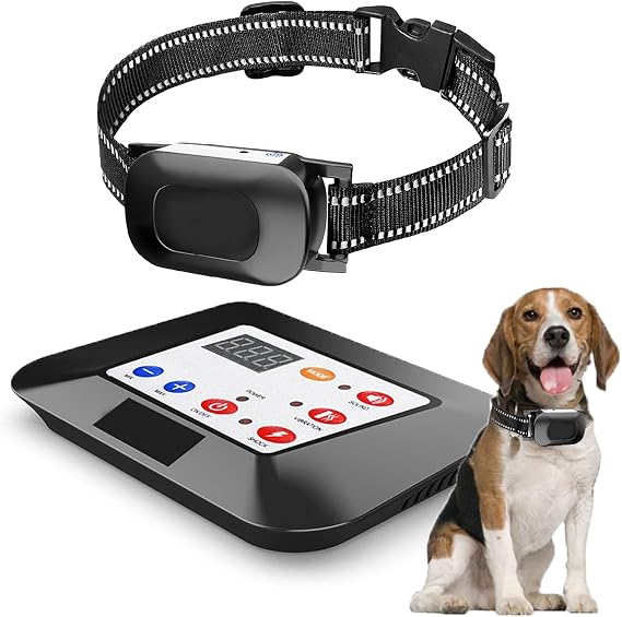 Wireless Dog Fence Pet Safe Containment System,Outdoor Dog Electric Boundary Container System,with Waterproof & Rechargeable Dog Training Collar,Adjustable Control Range 100-990ft,Harmless for Dogs,fo