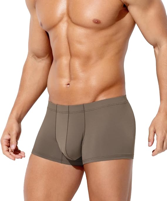 Arjen Kroos Mens Sexy Underwear Boxer Briefs Ice Silk Low Rise Trunks