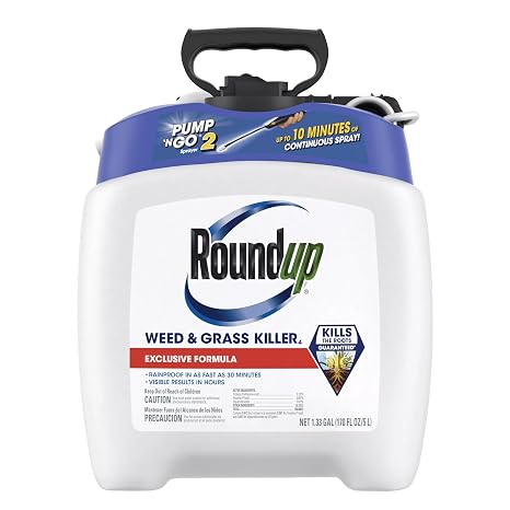 Roundup Weed & Grass Killer4 with Pump 'N Go 2 Sprayer, 1.33 gal.
