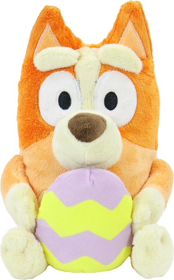 Animal Adventure | Bluey | 8.5" Bingo Plush with Easter Egg | Easter Basket Stuffed Animals for Kids | Cute & Huggable Ultra Soft Plushie Stuffers Toy Buddy | Collectable Gifts | Aged 3+