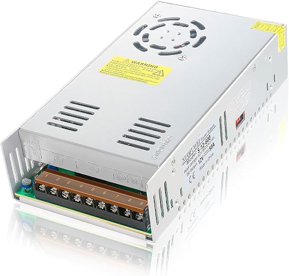 DC 24V 25A 600W Switching Power Supply Adapter 110V AC to DC 24V Converter 25A 600W Power Supply Transformer for Winch Car Jack LCD Monitor CCTV Security Camera Car Stereo and More 24V Device