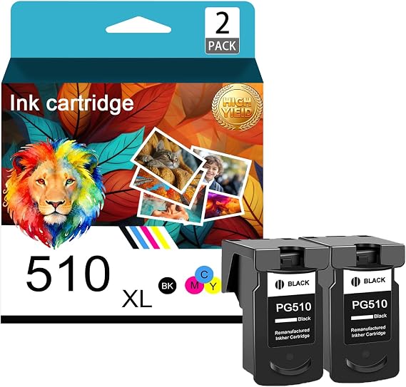 PGI 510 CLI 511 High Yield Ink Cartridge Combo Pack Replacement