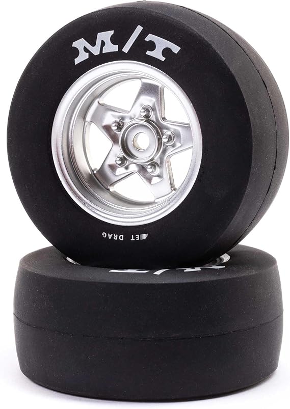 Losi Mickey Thompson Rear Tire Premounted Mini Drag LOS41041 RC Tire