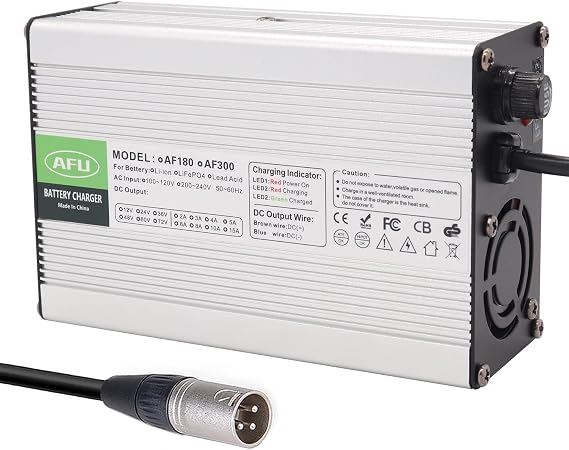 58.8V 5A Li-ion Charger with Multiple Safety Protections Suitable for 14S 52V Li-ion Battery Smart Battery Charger