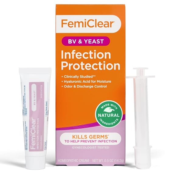 FemiClear BV & Yeast Infection Protection Cream, 0.5 Oz