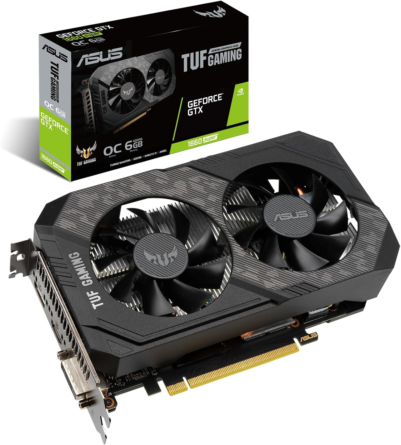 ASUS TUF Gaming Video Card - GeForce GTX 1660 Super, 6GB GDDR6, OC Edition