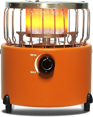 MOFBEAWK 2 in 1 Portable Propane Heater & Stove Pro with Fireproof Gloves,Outdoor Camping Gas Stove Camp for Ice Fishing Backpacking Hiking Hunting Survival Emergency（9,000 BTU）