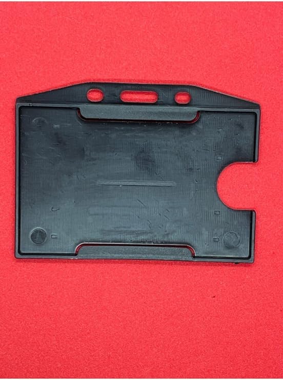 Black Collar Card Case Card Protector Collar Cartridge Horizontal