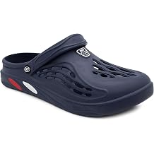 IMTY Mens Clogs Breathable Lightweight EVA Garden Sandals Slippers Hospital Clog Pool Shower Holiday Beach Mule Water Shoes