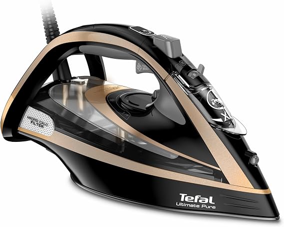 Tefal Ultimate Pure 3100W Steam Iron, Durilium Soleplate, Anti-Scale