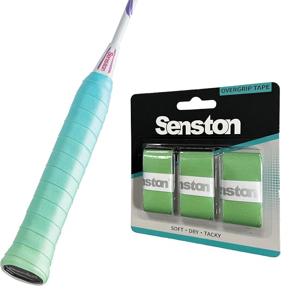 Senston 3pcs Racquet Grips Tape for Tennis/Badminton/Squash