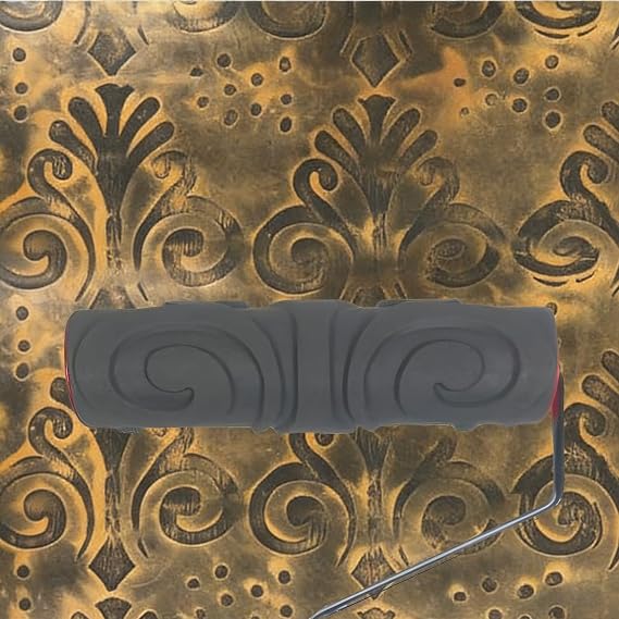 Patterned Texture Roller, Concrete Stamp Roller for Wall & Floors