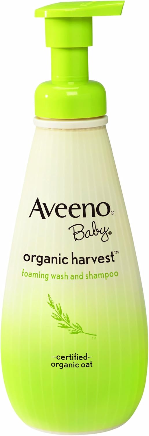 Aveeno Baby Organic Harvest Wash and Shampoo, 8 Ounce