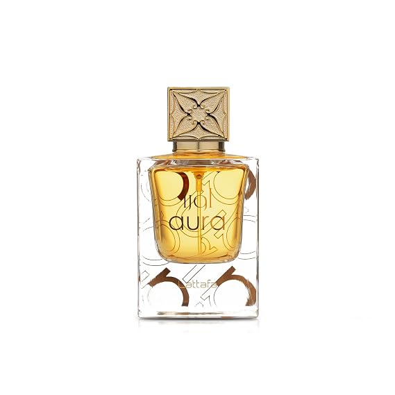 Lattafa Aura Eau De Parfum Spray for Unisex, 2.0 Ounce