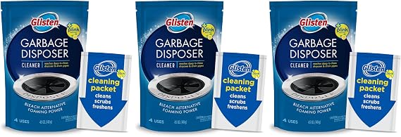 Glisten Disposer Care Foaming Cleaner, Lemon Scent, 12 Use (BND01728)