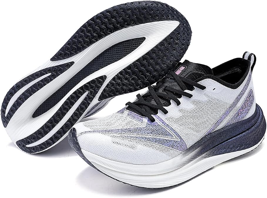 Marathon Carbon Plate Running Shoes Shock Absorption Ultra-Light Sports Shoes Rebound Technology Outdoor Men Sneakers