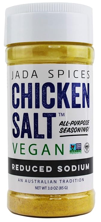 Chicken Salt - Vegan, Non-GMO, NO MSG, Gluten Free, Australia's All-Purpose Seasoning (Reduced Sodium)