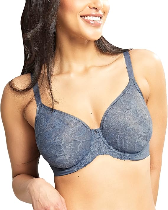 Panache Radiance Bra 36E, Steel Blue