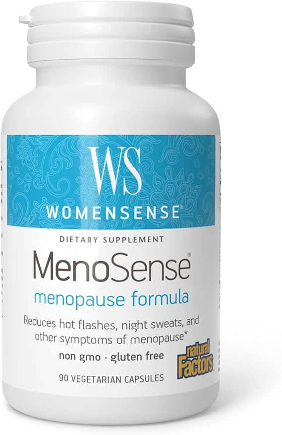 Natural Factors MenoSense Menopause Support Formula*, 90 Vegetarian Caps