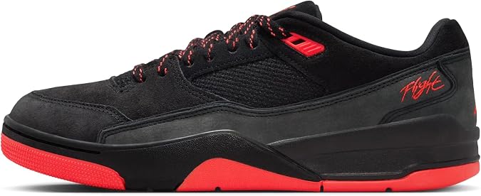 Jordan Flight Court Men's Shoes (Black/Infrared 23)