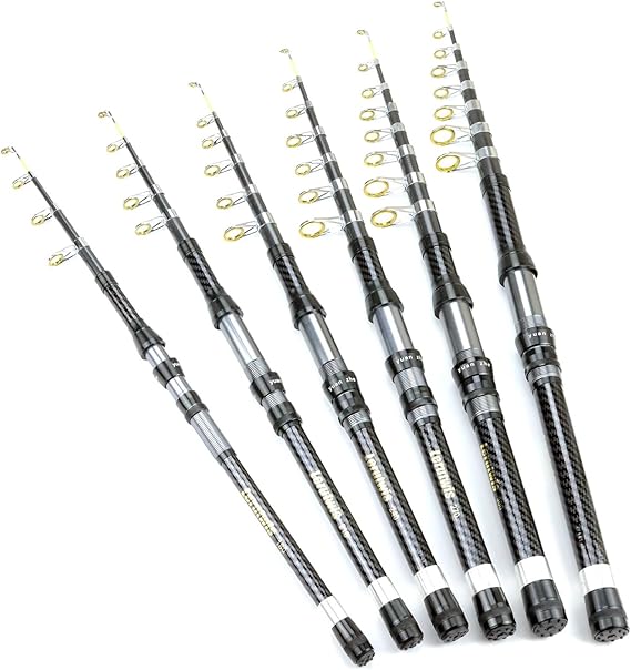 YG108 1.8-3.6m Alloy Telescopic Fishing Rods Metal Accessories Portable Travel Spinning Pole Lure Fish Tackle Sea Rods