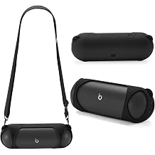 Silicone Case for Beats Pill Wireless Bluetooth Speaker(2024),Pill(2024) Portable Travel Sleeve Protective Skin Carrying Cover(Black)