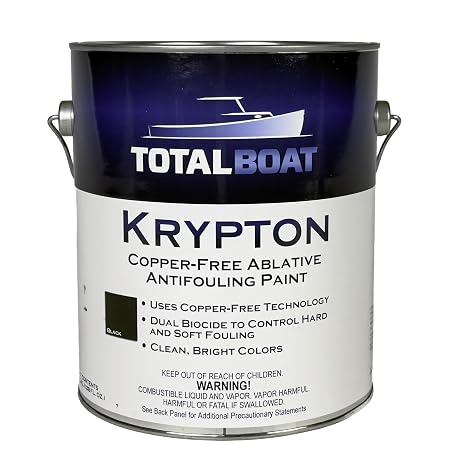 TotalBoat Krypton Copper-Free Antifouling Boat Bottom Paint - Black Gallon