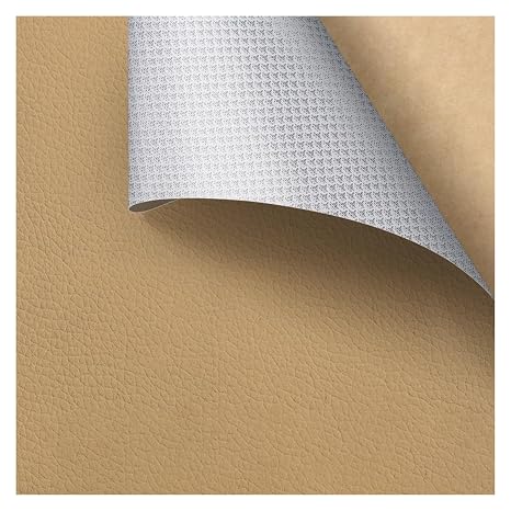 Self Adhesive Leather Repair Patch, PU Leather Rip Repair Kit for Car Seat Couch Sofa Boat Seat Chair Handbag(Beige,19.7X54.3inch)