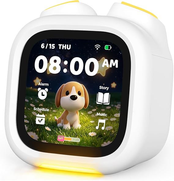 Think Academy Pawpal Alarm Clock for Kids & Toddlers Ages 3+