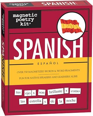 Spanish Kit-Magnetic Poetry Spanish Edition