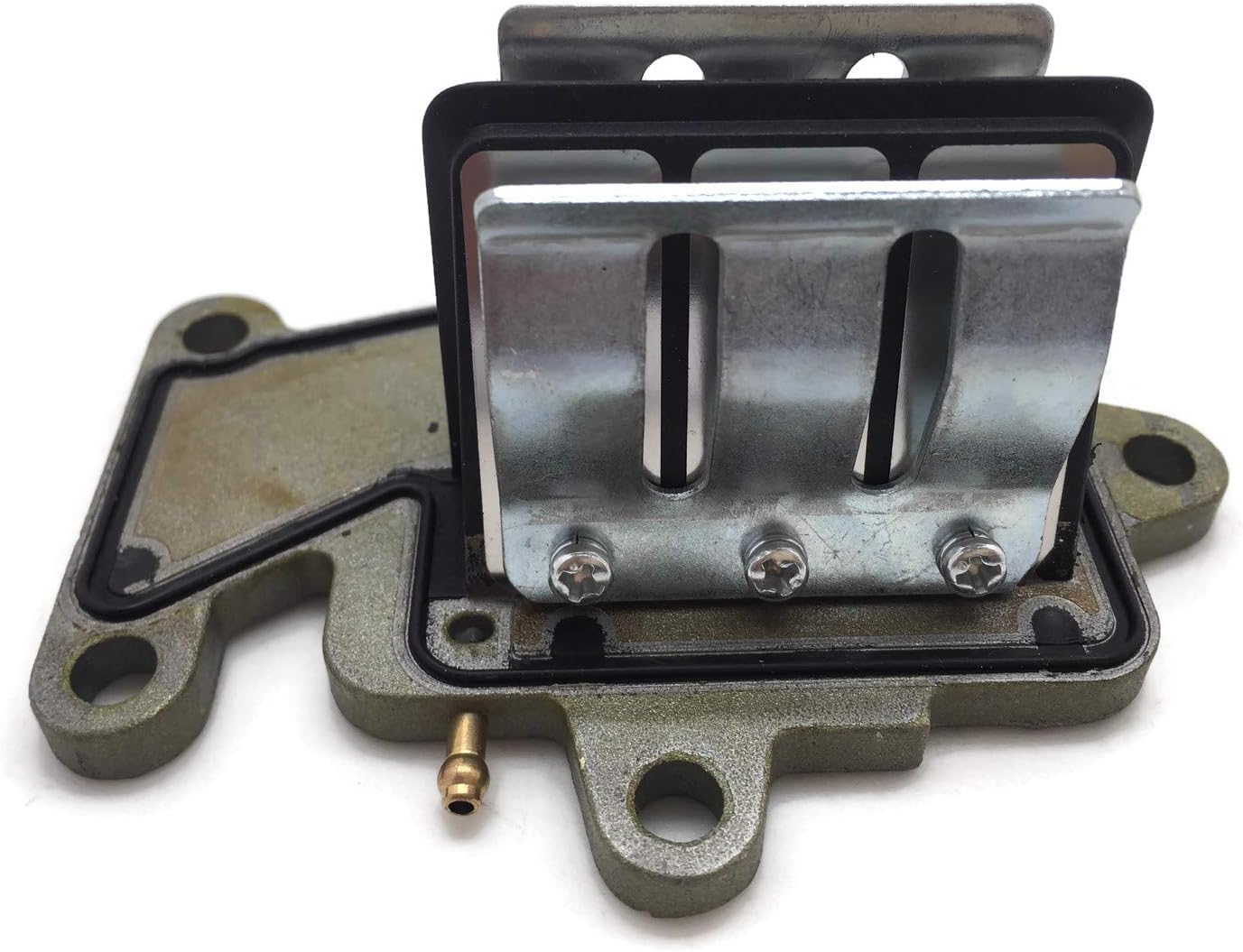 Motor de barco 63W-13610 Conjunto de válvula de lengüeta de admisión T15-04050000 para Yamaha Parsun Hidea fuera de borda 9.9HP - 15HP 2 tiempos motor