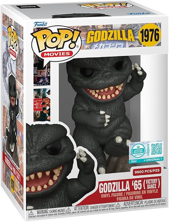 Funko Pop! Supreme LE: Godzilla - Godzilla65 (Victory Dance) - Collectable Vinyl Figure - Gift Idea - Official Merchandise - Toys for Kids & Adults - Cartoon Fans - Model Figure for Collectors