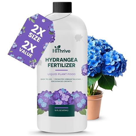 Hydrangea Fertilizer for Lush Growth, Strong Stems & Vibrant Blooms, 16oz