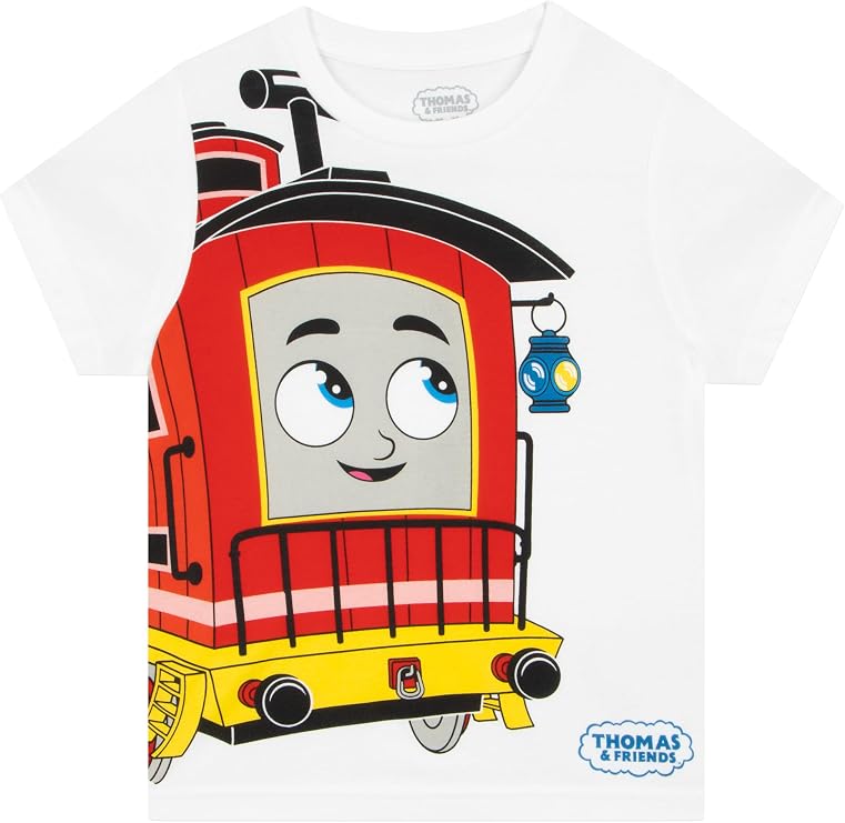 Thomas & Friends Boys T Shirt | Bruno Train Tshirt | Thomas The Tank Engine Clothes | Ages 18 Months to 8 Years