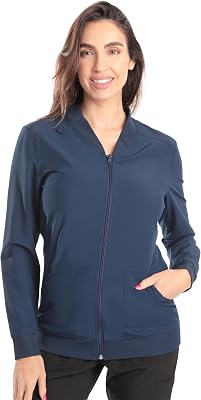 Just Love Womens Solid Scrub Jacket