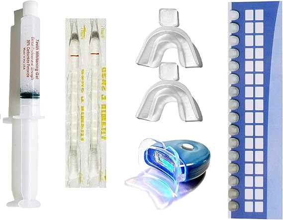 Teeth Bleaching Whitening at Home Kit 36% Carbamide Peroxide Includes 2 Vitamin E Swabs
