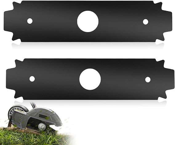 2-Pack AC04215 8" Reversible Heavy Duty Hardened Steel Edger Blade Expand-It - Compatible with Ryobi UT50500, UT15518, RY15518, RYEDG11, P2310 and P2300B Heavy Duty Edger (818-928)