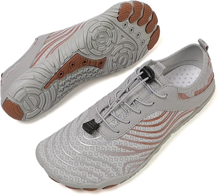 Zureto Grounded Barefoot Footwear for Women Men, Hike Comfortable Lightweight Non-Slip Barefoot Shoes