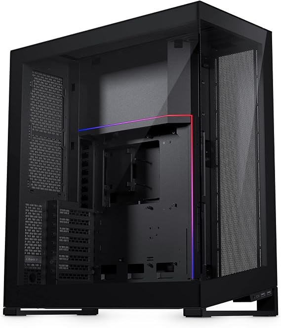 Phanteks NV7 Full Tower E-ATX, ATX PC Case, High Airflow, Front and Side Tempered Glass Panels, Integrated ARGB lighting, up to 3x 360mm Radiators, Cable management, Black