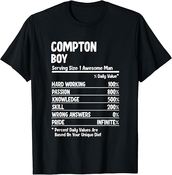 Boy from Compton T-Shirt, Men, Black, Small