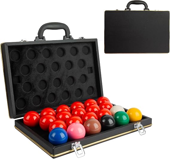 22 Pcs Snooker Billiard Ball Set with Storage Case, 2-1/16" Standard Size