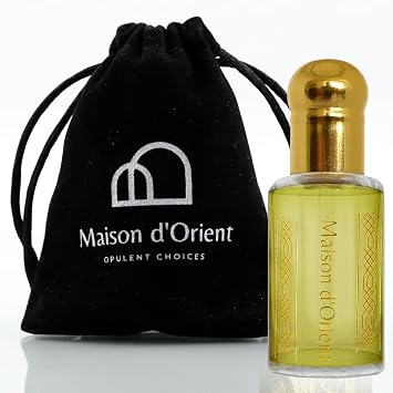 Jasmine 12 mL Perfume Oil for Women and Men in Traditional Attar Style Cologne. Great Gift Party Favor and Body Oil Alcohol Free, Long Lasting Oil, Compliment Magnet