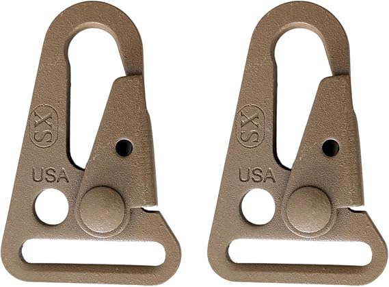 Heavy Duty US Mil-Spec Tactical 1" Steel Gear Equipment Sling HK Snap Hook Clips