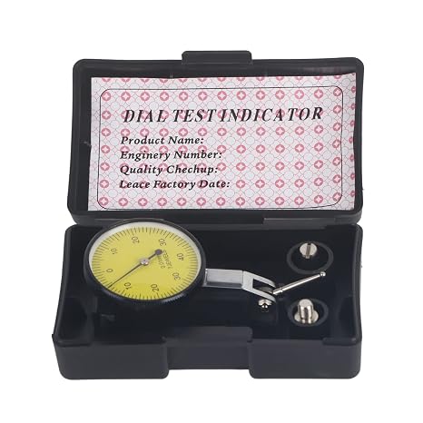 Marhynchus Dial Test Indicator, High Precision 0.0005'', Measuring Range 0-0.8mm, Lever Dial Design for Engineers or Precision Manufacturing