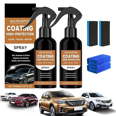 Advanced Nano Car Coating Spray - Protective Layer & Paint Repair Solution for Vehicles2Set