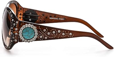 Montana West Bling Collection Ladies Sunglasses UV400 Protection Sunglasses Crystal Sunglasses for Women