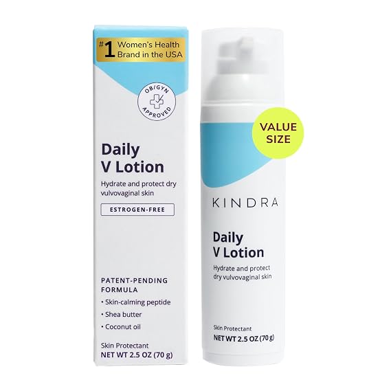 Kindra Daily V Lotion, for Dryness, with Hyaluronic Acid - 120 Applications