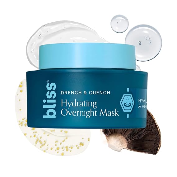 Bliss Drench & Quench Overnight Collagen Hydrating Face Mask - Clean Beauty